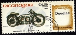 Sellos de America - Nicaragua -  Centenario de la Motocicleta.1885 - 1985