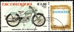 Stamps Nicaragua -  Centenario de la Motocicleta.1885 - 1985