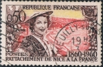 Stamps France -  CENT. DE LA ADHESIÓN DEL CONDADO DE NIZA. Y&T Nº 1247