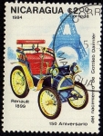 Stamps Nicaragua -  150 Aniversario del nacimiento de Gottlieb Daimler