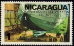 Stamps Nicaragua -  75 Aniversario del Zeppelin 1902 - 1977