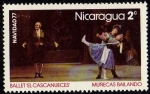 Sellos de America - Nicaragua -  NAVIDAD 77