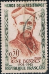 Stamps France -  HÉROES DE LA RESISTENCIA. ABAD RENÉ BONPAIN. Y&T Nº 1252