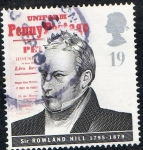 Sellos de Europa - Reino Unido -  Sir Rowland Hill