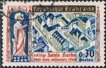 Stamps France -  5º CENT. DEL COLEGIO SANTA BÁRBARA, EN PARIS. Y&T Nº 1280