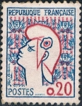 Stamps : Europe : France :  MARIANNE DE COCTEAU. Y&T Nº 1282