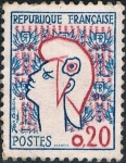 Stamps France -  MARIANNE DE COCTEAU. Y&T Nº 1282