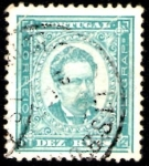 Stamps Portugal -  King Luiz 1882