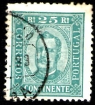 Stamps Portugal -  King Luiz 1892