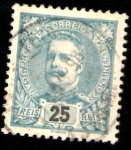 Stamps Portugal -  King Luiz 1895