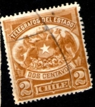 Stamps : America : Chile :  1904