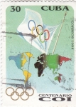 Stamps Cuba -  Centenario COI