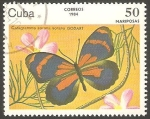 Sellos de America - Cuba -  Mariposa