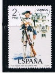 Stamps Spain -  Edifil  2278  Uniformes militares.  