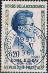 Stamps : Europe : France :  HÉROES DE LA RESISTENCIA. LIONEL DUBRAY. Y&T Nº 1289