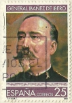 Stamps Europe - Spain -  GENERAL IBAÑEZ DE IBERO