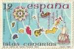 Stamps Spain -  ISLAS CANARIAS