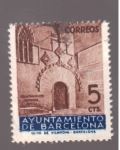 Stamps Europe - Spain -  Puerta gótica del ayunt. de Barcelona