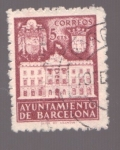 Stamps Spain -  Fachada del ayunt. de Barcelona