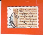 Sellos de Europa - Espa�a -  El Románico Aragones- folio de la Bíblia  de Huesca    (M)