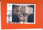 Stamps Spain -  El Románico Aragones- Capitel en la iglesia de Santiago de Jaca   (M)