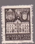 Stamps Spain -  Fachada del ayunt. de Barcelona