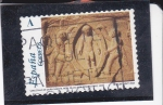 Stamps Spain -  El Románico Aragones-Detalles del sarcófago de Doña Sancha   (M)