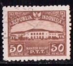 Sellos de Asia - Indonesia -  Oficina central