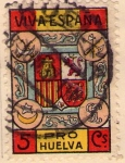 Stamps Spain -  pro huelva