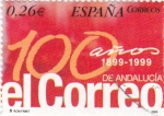 Stamps Spain -  100 Años 1899-1999 de EL CORREO  de Andalucía     (M)