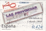 Stamps Spain -  LAS PROVINCIAS -En Valencia desde  1866      (M)