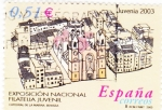 Stamps Spain -  Catedral de la Marina-Benissa     (M)
