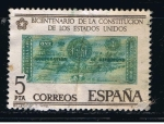 Stamps Spain -  Edifil  2324  Bicentenario de la Independencia de los Estados Unidos.  