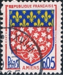 Stamps France -  ESCUDOS DE PROVINCIAS 1962-65. AMIENS. Y&T Nº 1352