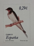 Stamps Spain -  fauna. golondrina 2006