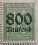 Stamps : Europe : Germany :  deutsches reich 1920