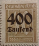 Sellos de Europa - Alemania -  deutsches reich 1920