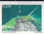 Stamps Spain -  Trazo de Tiza -Miguelanxo  Prado          (M)