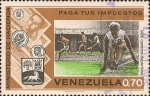 Stamps : America : Venezuela :  Ministerio de Hacienda - Pága tus impuestos - Mas Campos Deportivos.