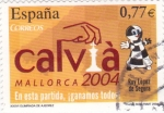 Stamps Spain -  CALVIA Mallorca-2004 En esta partida ¡ganamos todos!    (M)