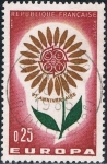 Sellos de Europa - Francia -  EUROPA 1964. Y&T Nº 1430