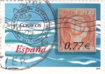 Sellos de Europa - Espa�a -  150 Años 1ª emisión de sellos en Filipinas     (M)