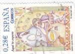 Stamps Spain -  Canciones y cuentos populares-AQUÍ TE ESPERO     (M)