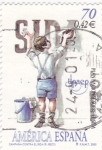 Stamps Spain -  Campaña contra el Sida         (M)