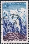 Sellos de Europa - Francia -  INAUGURACIÓN DEL TÚNEL BAJO EL MONT BLANC. Y&T Nº 1454