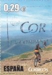 Stamps Spain -  Al filo de lo imposible-  Bici de montaña           (M)
