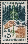 Stamps France -  UN MILLON DE HECTÁREAS REFORESTADAS. Y&T Nº 1460