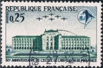Stamps : Europe : France :  30º ANIV. DE LA ESCUELA DEL AIRE, EN SALON DE PROVENCE. Y&T Nº 1463