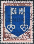 Stamps : Europe : France :  ESCUDOS DE PROVINCIAS 1966. MONT DE MARSAN. Y&T Nº 1469