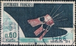 Stamps : Europe : France :  LANZAMIENTO DEL SATÉLITE D1, EN HAMMAGUIR. Y&T Nº 1476